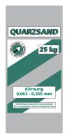 Quarzsand 0,063 - 0,355 mm 25 kg