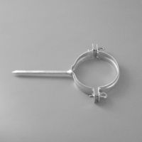 Zink Standrohrschelle 100 mm mit Stift