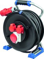 Kabeltrommel 20m 400V/16A IP44 H07RN-F 5G2,5, 2xSchuko, 1x CEE