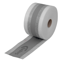 Sopro Dichtband DB438 innen &amp; außen, 120 mm breit 50 m Rolle (grau)