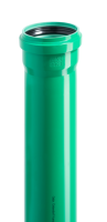 KG2000 KGEM Rohr mit Muffe PP-MD grün DN/OD 160 1,0 m
