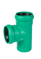 KG2000 KGEA Einfachabzweiger PP-MD grün DN/OD110/110 87°