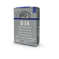 Ardex B 14 Beton-Reparaturmörtel innen & außen (bis 5 mm/ab 5 mm mit Sand) 25 kg Sack (ca. 1,4 kg/m²/mm
