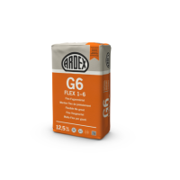 Ardex G6 Flex-Fugenmörtel silbergrau (Steingut 1-6 mm) 5 kg Beutel