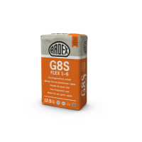 Ardex G8S Flex-Fugenmörtel silbergrau (Feinsteinzeug 1-6 mm) 5 kg Beutel - schnell
