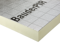 BauderPIR FA-TE F 1200x600x100mm WLS 023 beids.alukaschiert B2 mit Stufenfalz