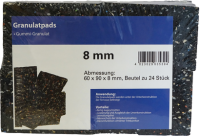 Granulatpads nicht klebend 60x90x20 mm Gummi-Granulat 16 Stück