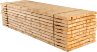 10x10cm Kantholz A/B, rau, roh 4 Meter