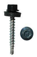 LPZU Schrauben 4,8x35 mm OHNE ETA-ZULASSUNG Anthrazitgrau RAL 7016, anthrazit 030 selbstbohrend für Holz UK