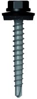 LPZU Schrauben 4,8x35 mm OHNE ETA-ZULASSUNG Tiefschwarz RAL 9005, schwarz 015 selbstbohrend für Holz UK