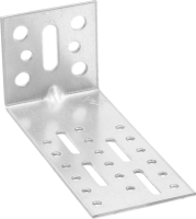 Montagewinkel MWF 180x60x60x2,5mm 4 Langlöcher, 18 Rundlöcher Ø 5 mm