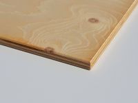 Finn. Fichtenbaufurniersperrholz nach DIN 68705 T.3 3-PLUS, BFU 100 FF Spruce, LxBxS: 2500x1250x21mm